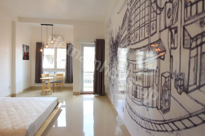 Nice design in serviced apartment in Binh Thanh District.