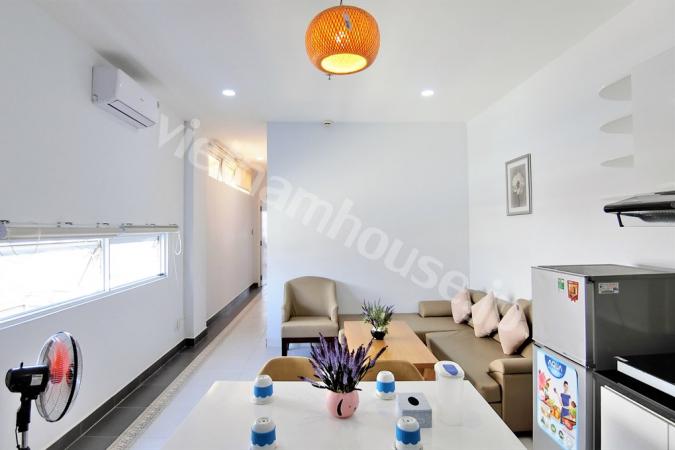 Enjoy fresh air in serviced apartment in Binh Thanh District.
