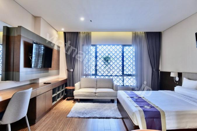 Serviced apartment defined by bespoke luxury and style