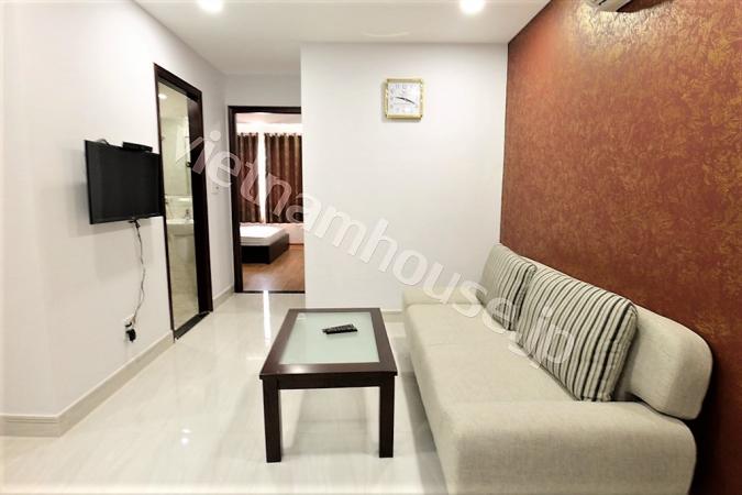 The luxurious and cute interior of the serviced apartment near the airport