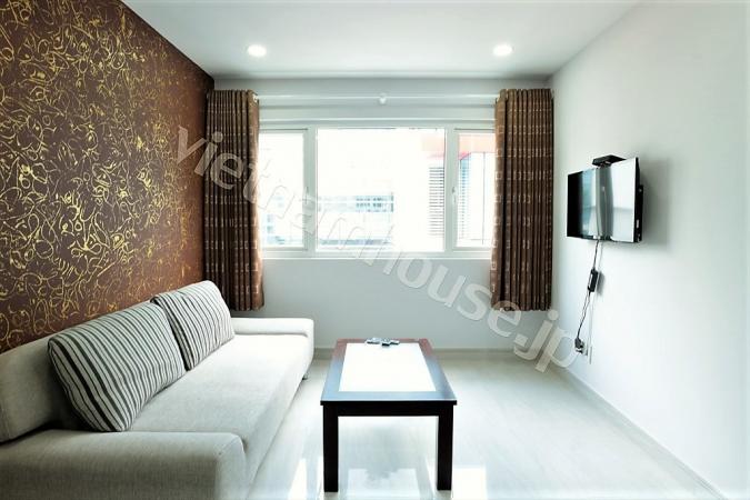 Colorful space of serviced apartment in Tan Binh District